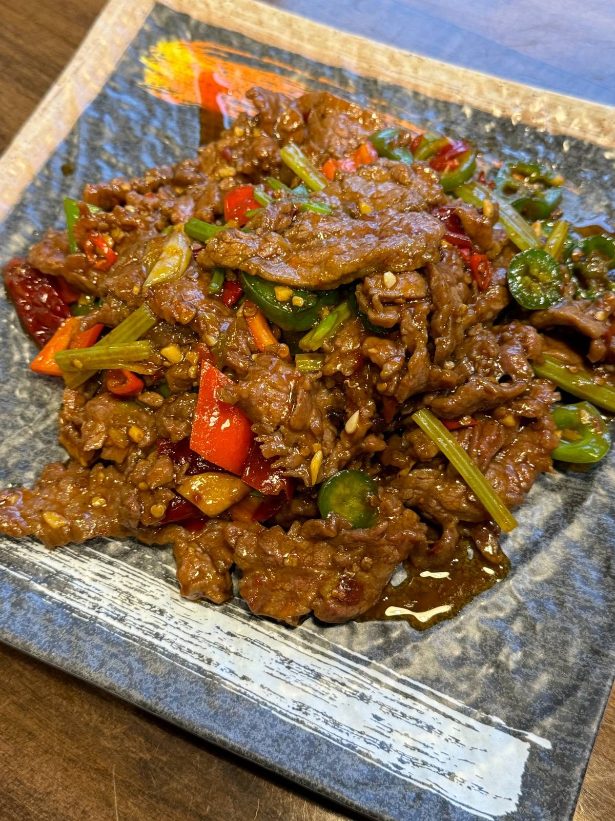 小炒黄牛肉